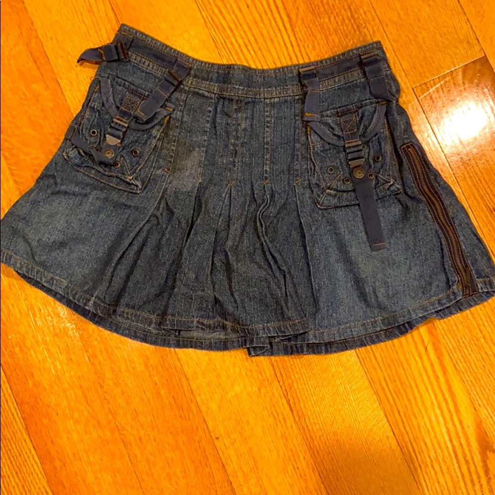 Lei denim miniskirt